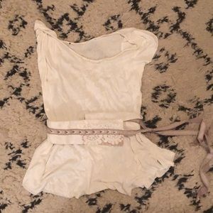 Vintage cute white top!